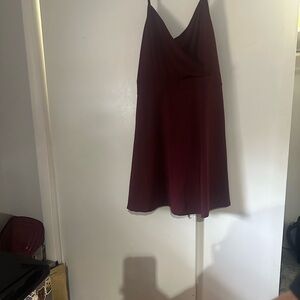 Bar III Deep Red Dress